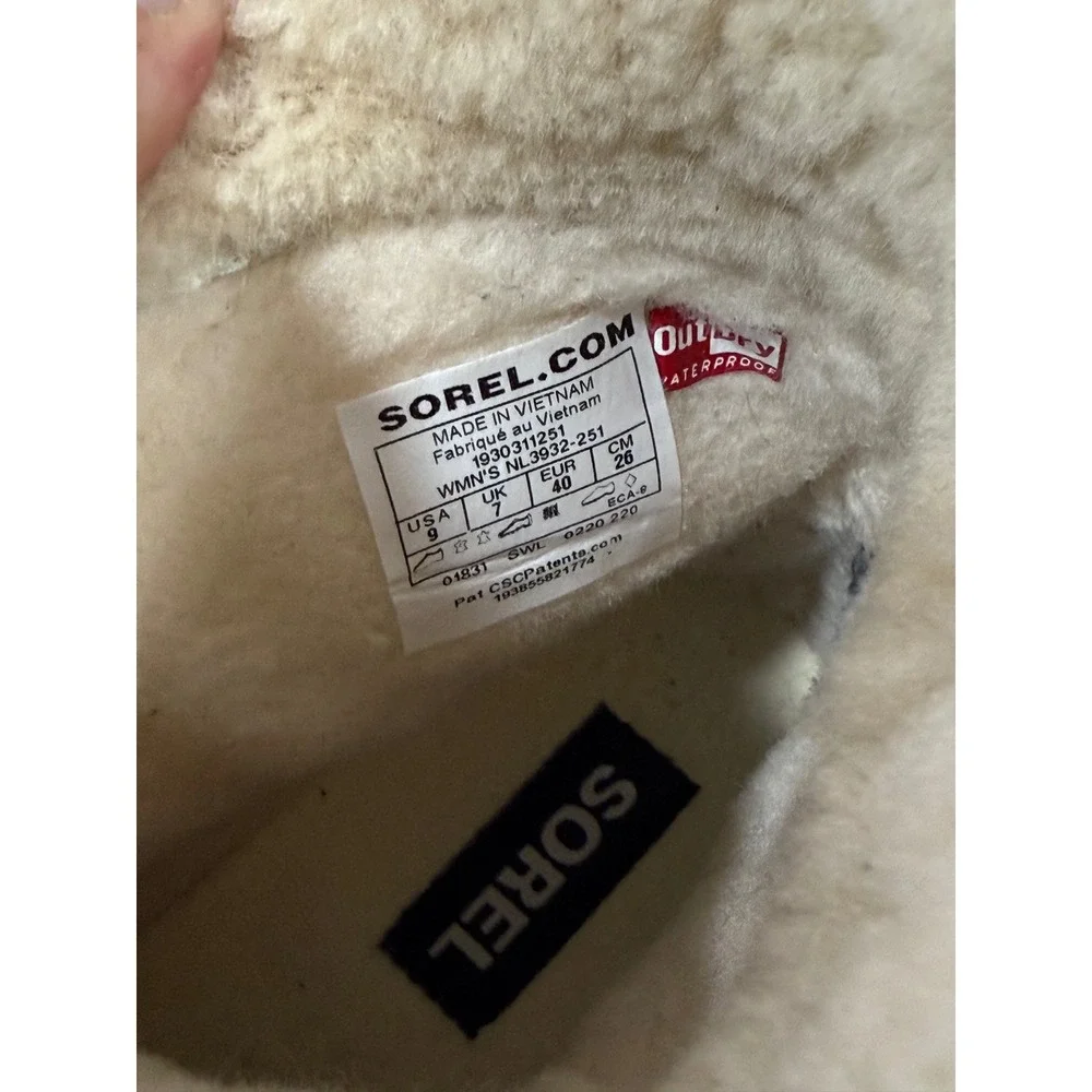 Sorel Anthropologie Tivoli IV Weather Boots Tan Brown Winter Boots Womens 9
